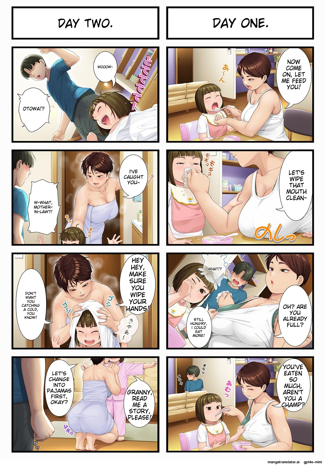 Hentai Manga Comic-Eight Days With My Wife's Mother-Read-3